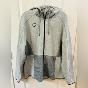 Evoshield Men's Lightweight Gray Hoodie Jacket